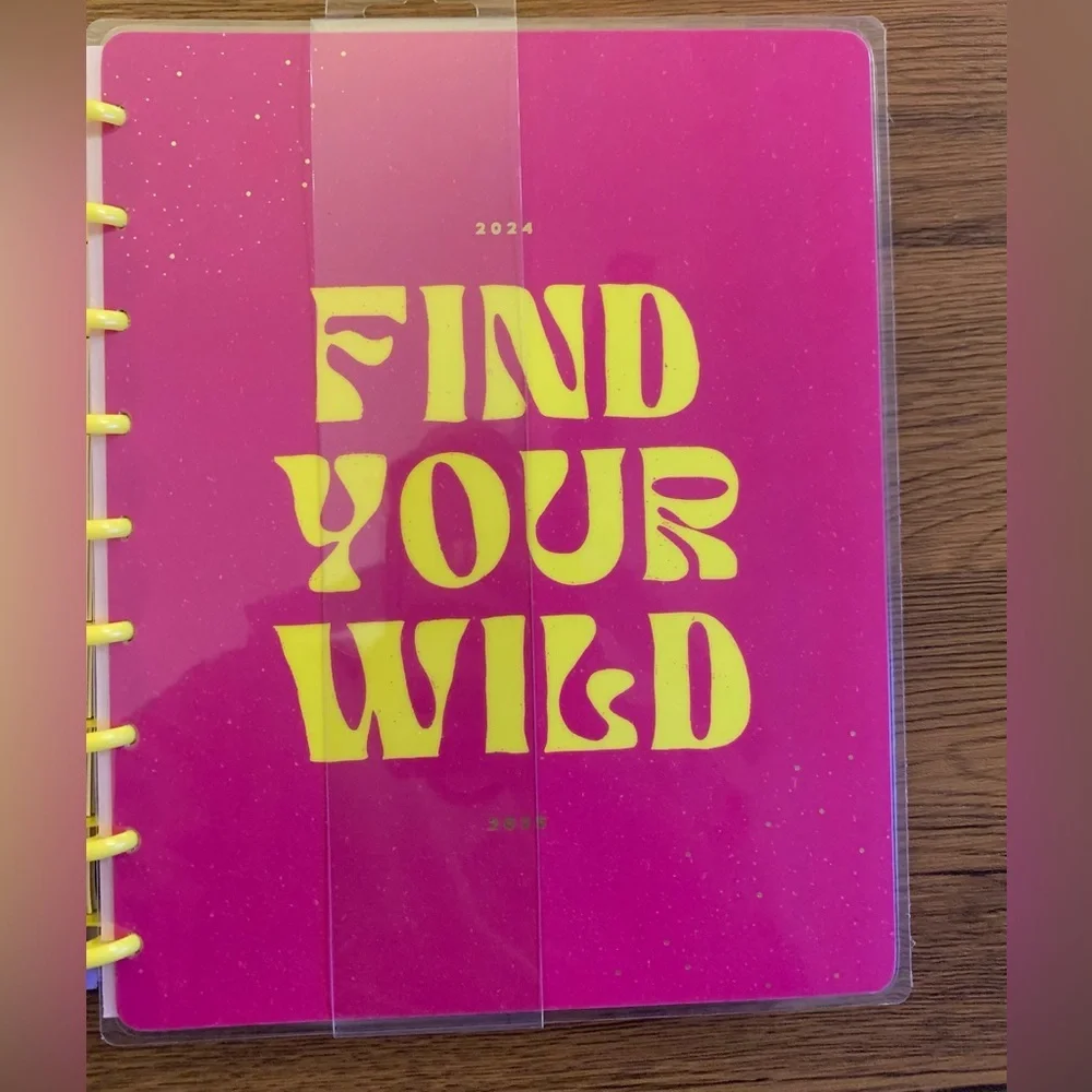 The Happy Planner Pink and Yellow Home Office Planner